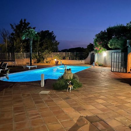 Villa Lazuel, Piscine Privative Chauffee, Vue Panoramique Et Jardin Clos 오브나 외부 사진