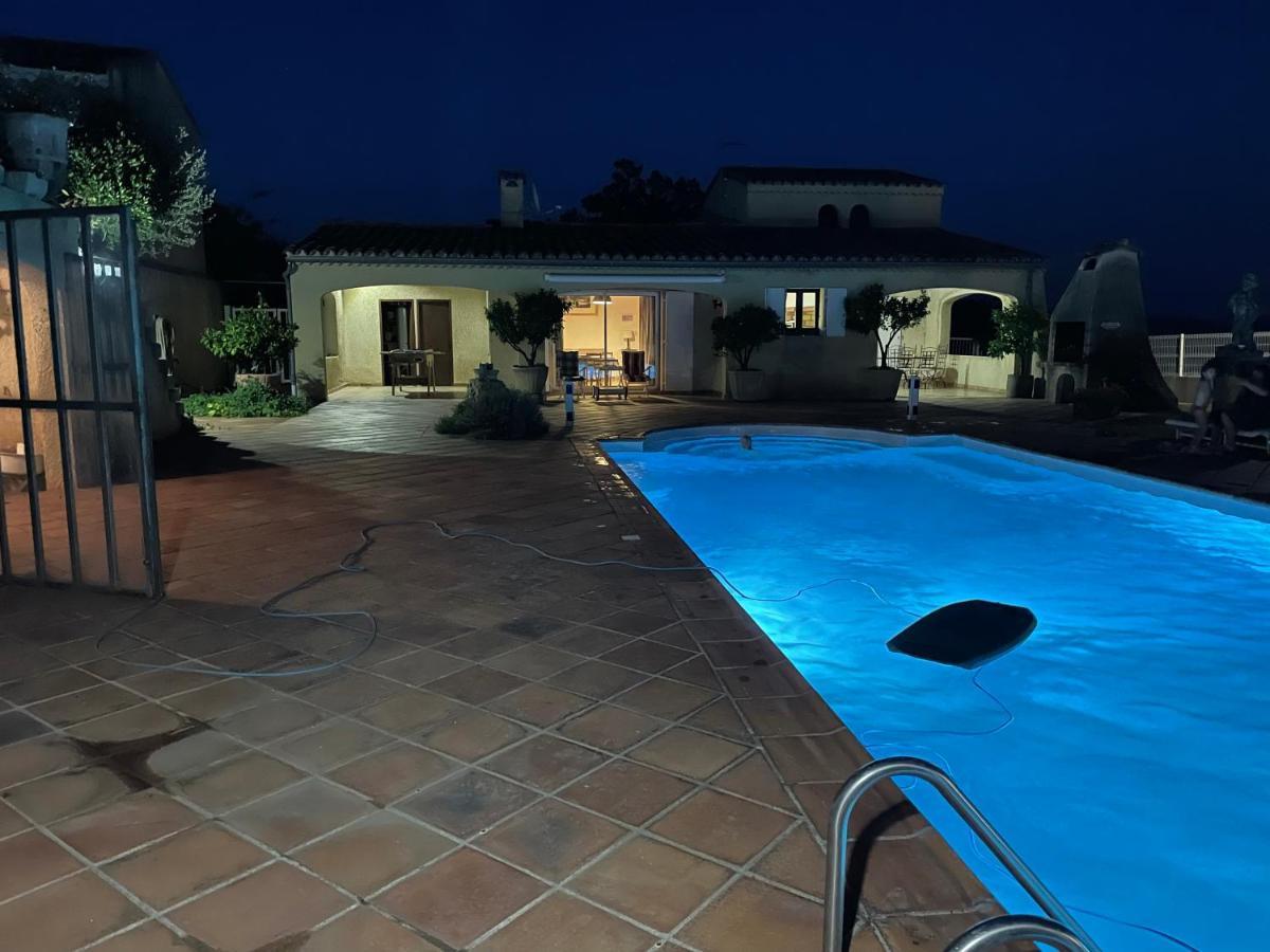 Villa Lazuel, Piscine Privative Chauffee, Vue Panoramique Et Jardin Clos 오브나 외부 사진